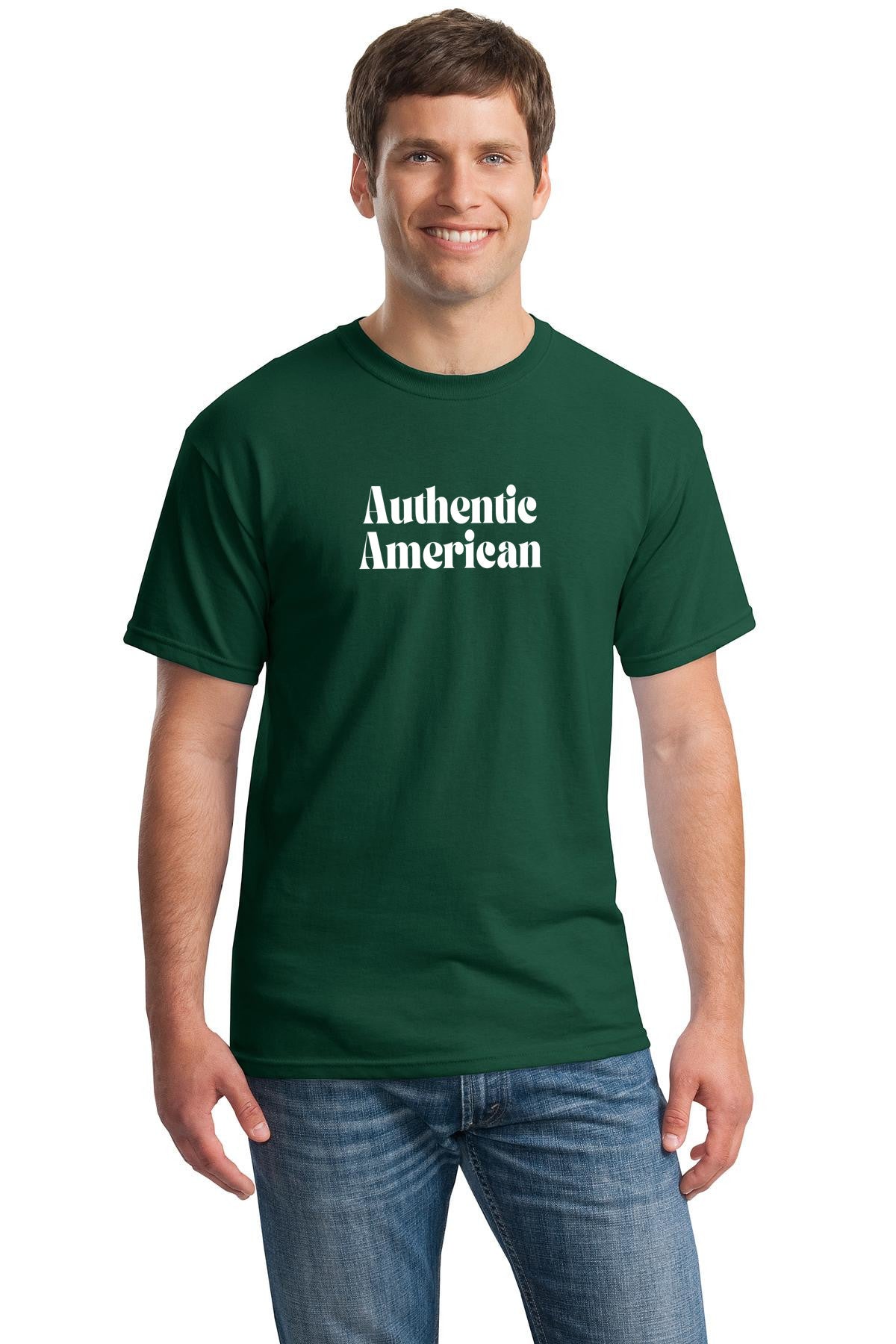 Authentic American unisex T-shirt | Show your national pride | Gildan 5000 Heavy cotton shirt | free shipping to USA