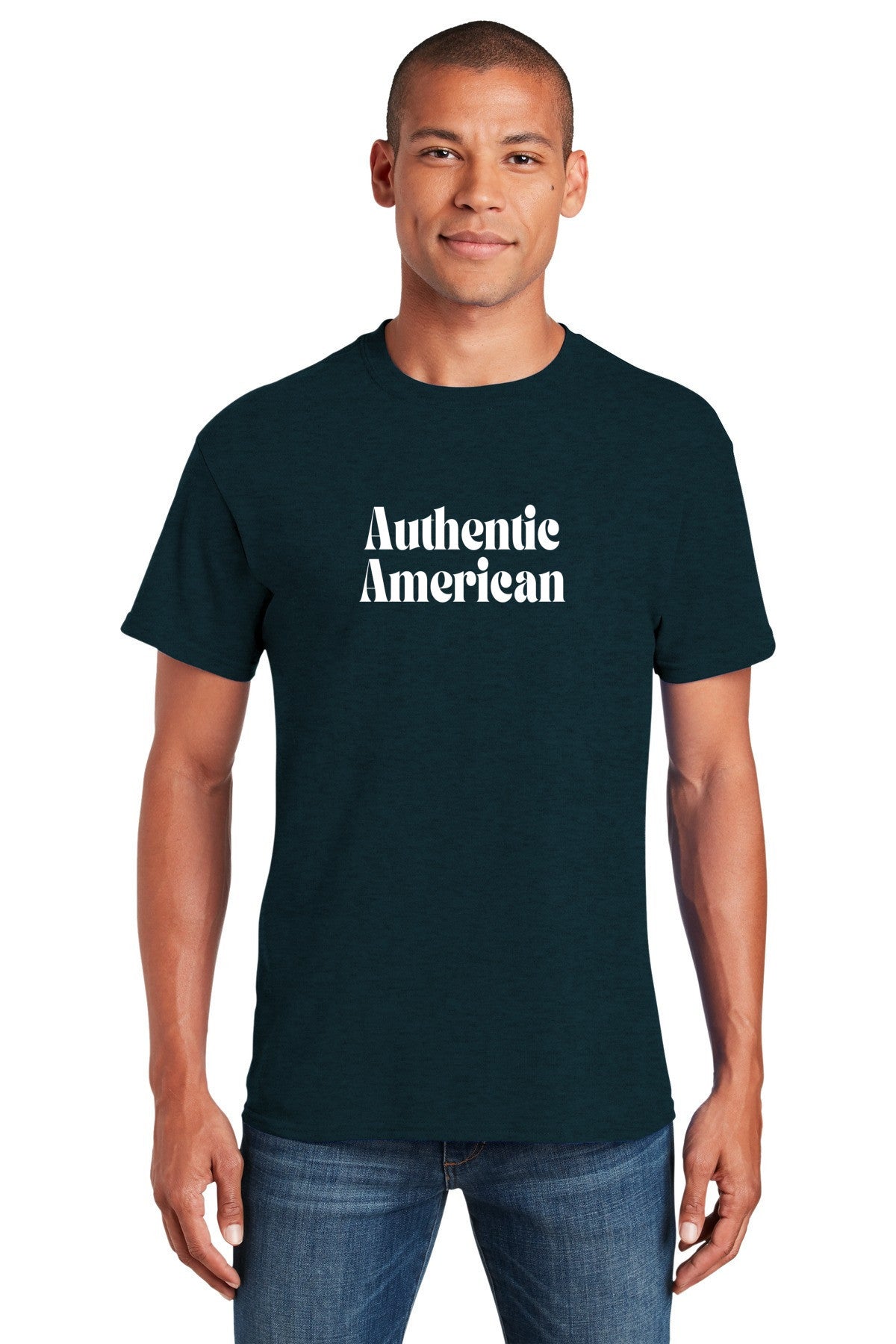 Authentic American unisex T-shirt | Show your national pride | Gildan 5000 Heavy cotton shirt | free shipping to USA