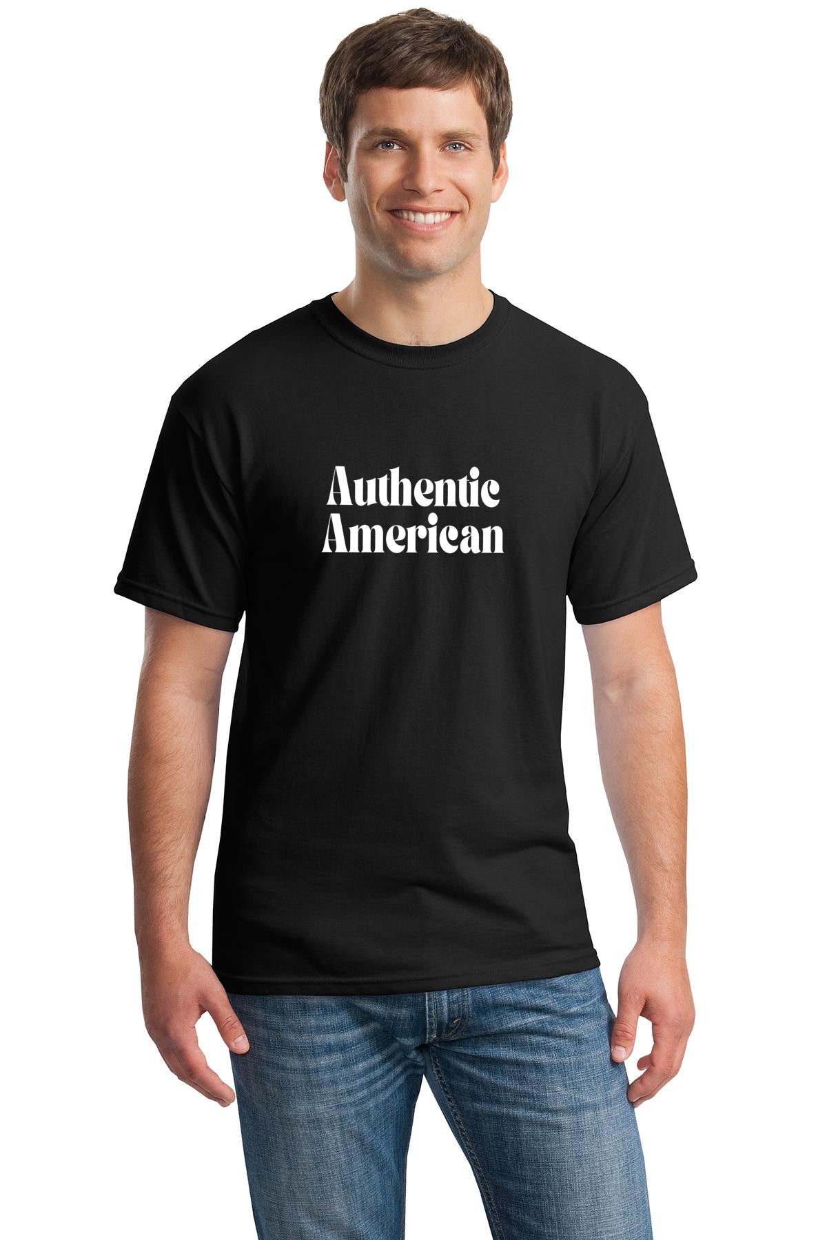 Authentic American unisex T-shirt | Show your national pride | Gildan 5000 Heavy cotton shirt | free shipping to USA