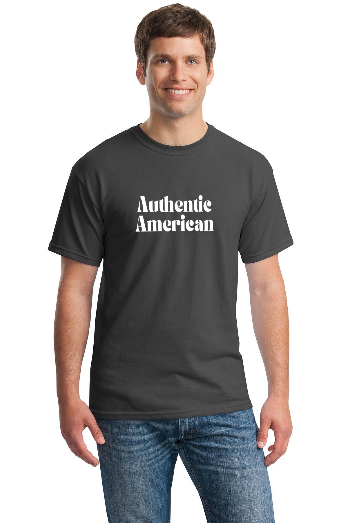 Authentic American unisex T-shirt | Show your national pride | Gildan 5000 Heavy cotton shirt | free shipping to USA