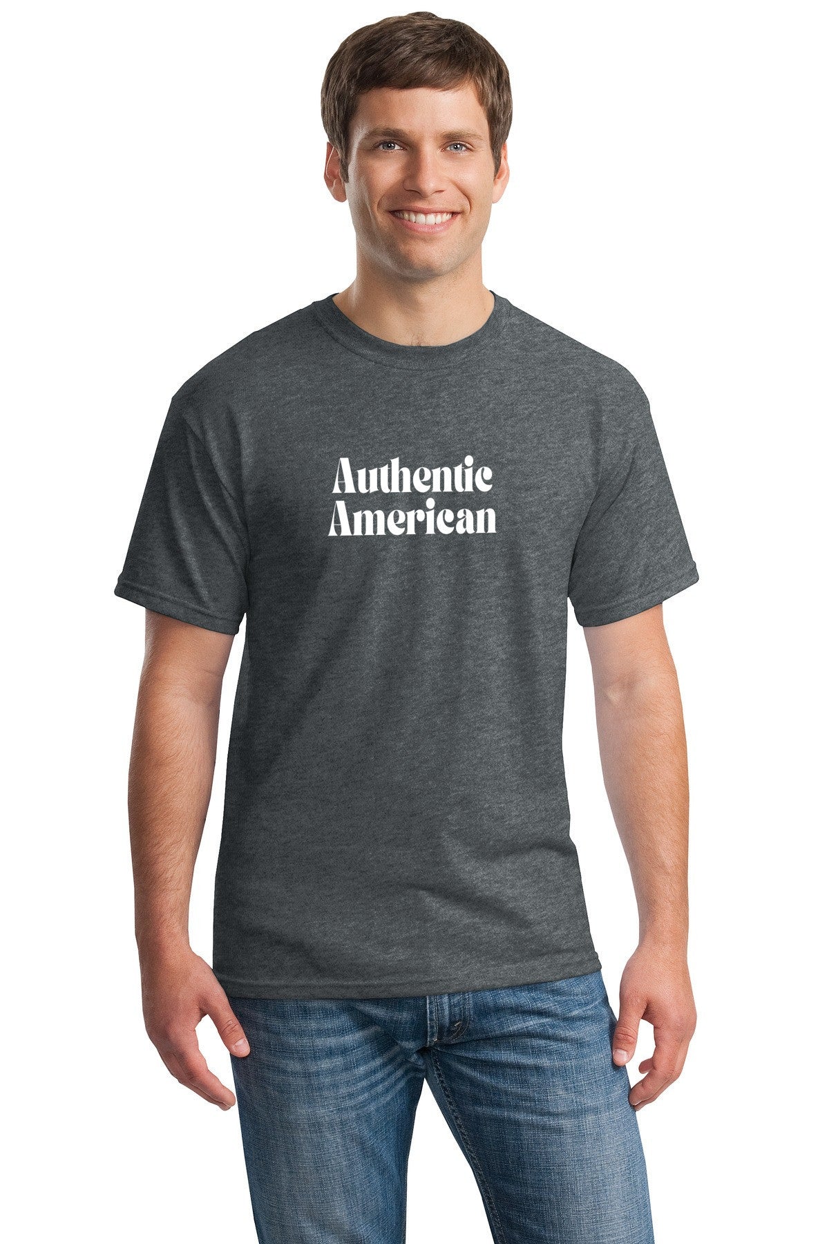 Authentic American unisex T-shirt | Show your national pride | Gildan 5000 Heavy cotton shirt | free shipping to USA