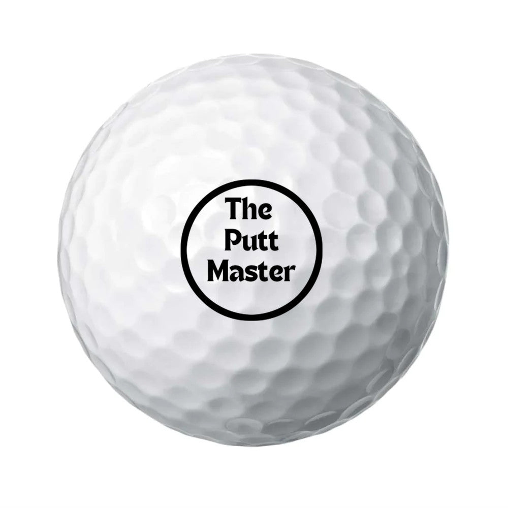 The Putt Master Customized Golf Ball set | 6 Golf balls in set| Unique Gift for golf lover #QM-25755 - free shipping to USA